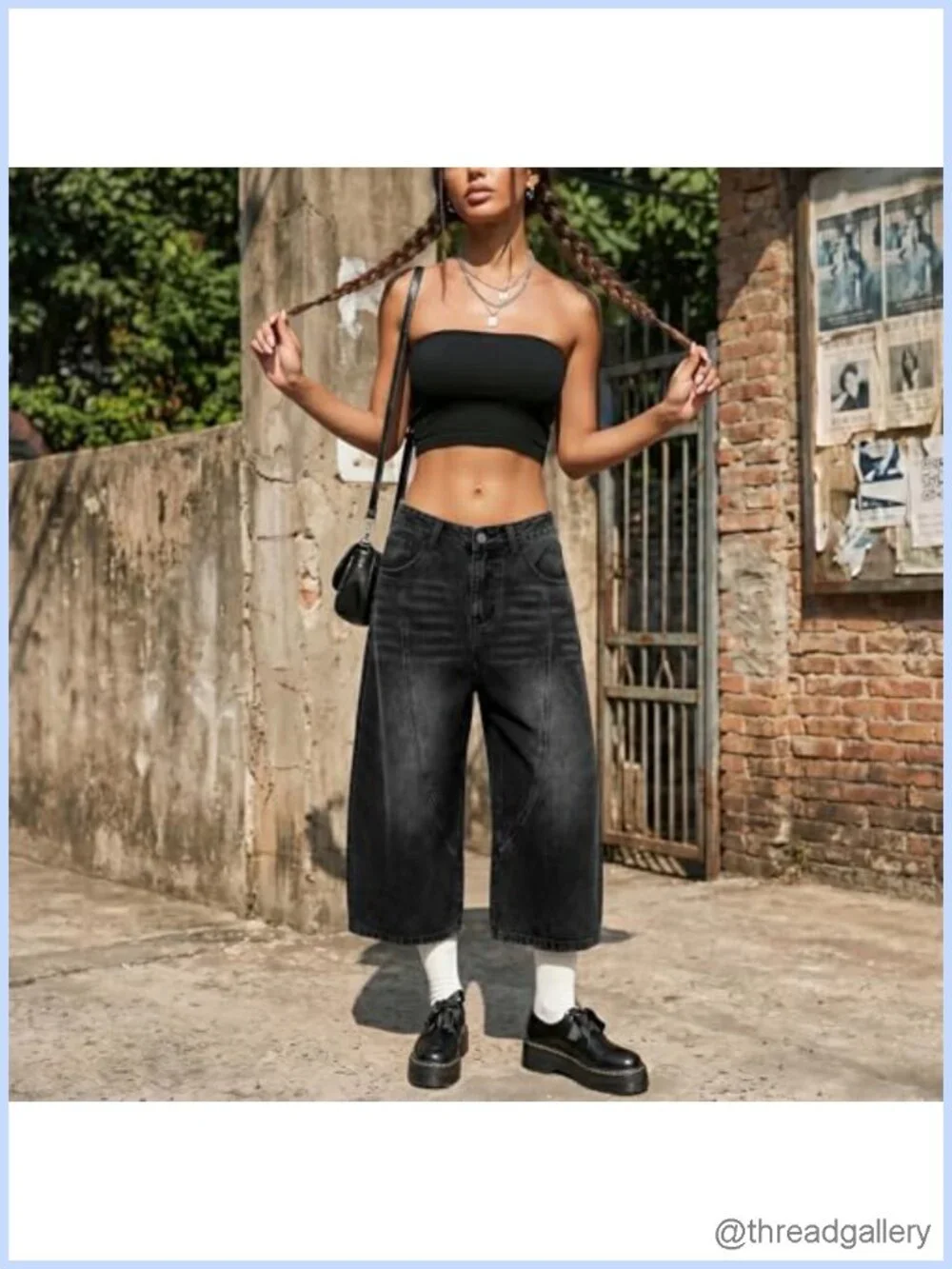 Baggy Denim Jean Shorts High Rise Y2K Summer Streetwear